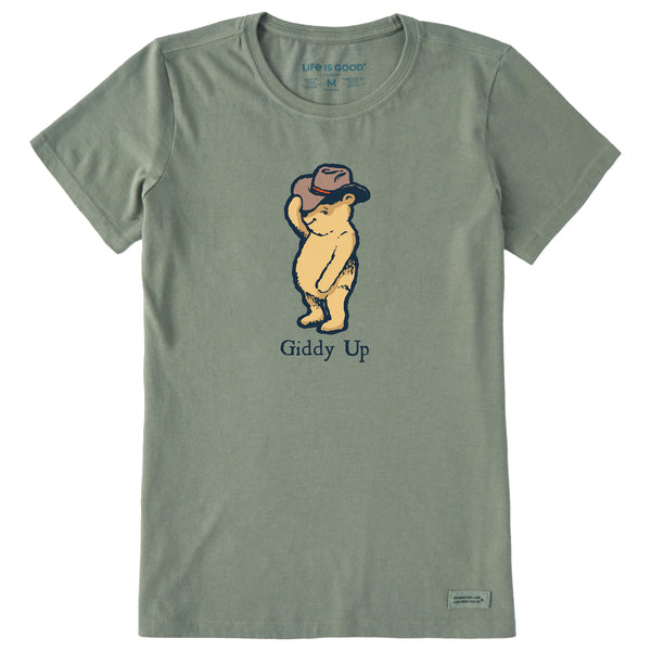 life is good Women's Giddy Up Winnie Short Sleeve Crusher Tee