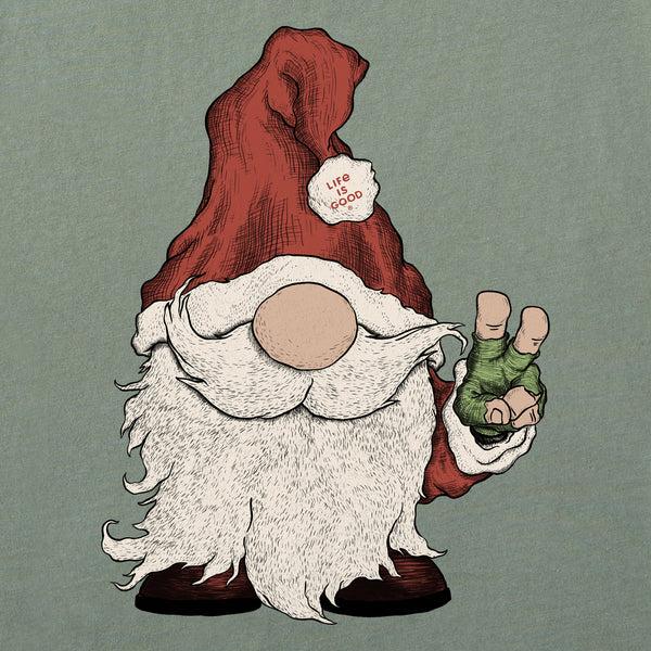 Life Is Good Women's Gnome Santa Short Sleeve Crusher Tee