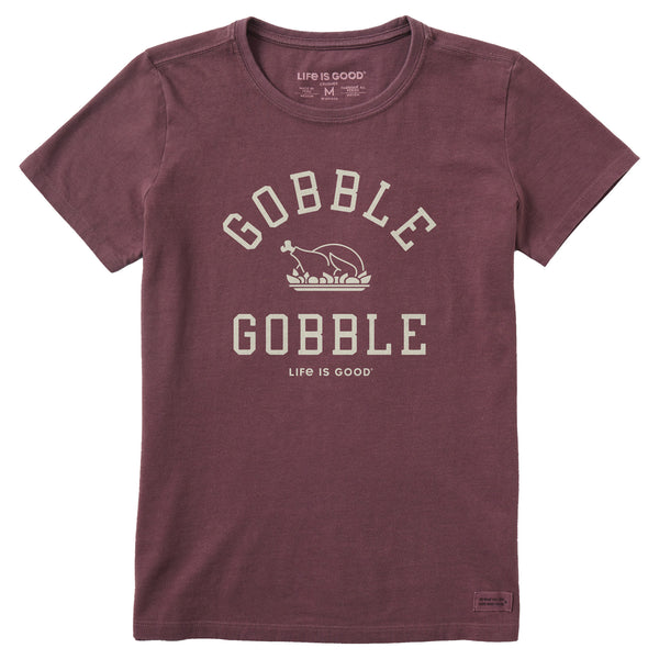 life is good Women's Gobble Gobble Arch Short Sleeve Crusher Tee