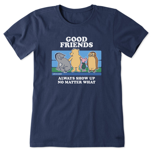 life is good Women's Good Friends Winnie Short Sleeve Tee