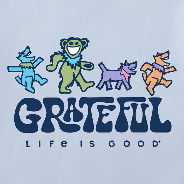 Life Is Good Women's Grateful Dancers Short Sleeve Crusher Tee