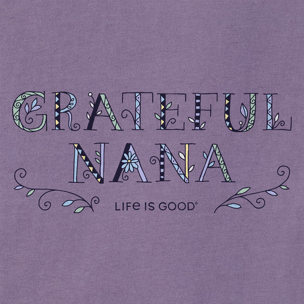 Life Is Good Women's Grateful Nana Doodle Long Sleeve Crusher Vee