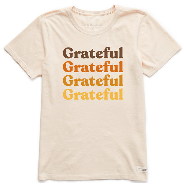 life is good Women's Grateful Stack Short Sleeve Crusher Tee