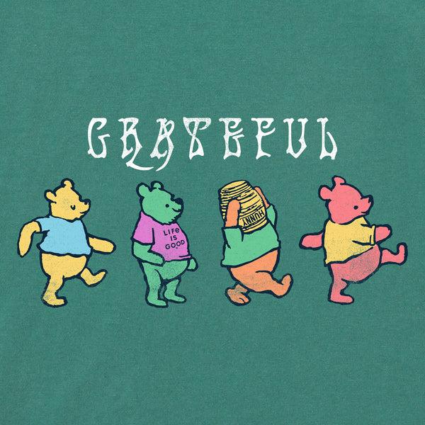 Life Is Good Women's Grateful Winnies Short Sleeve Crusher Boxy Tee