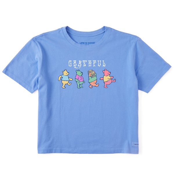 life is good Women's Grateful Winnies Short Sleeve Crusher Boxy Tee