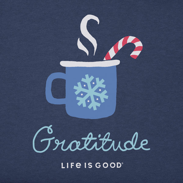 Life Is Good Women's Gratitude Mug Lightweight Sleep Tee