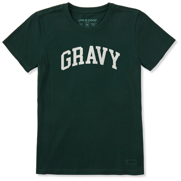 life is good Women's Gravy Athletic Arch Short Sleeve Crusher Tee