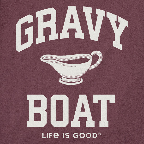 Life Is Good Women's Gravy Boat Arch Short Sleeve Crusher Tee