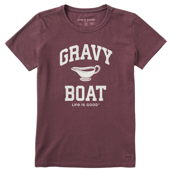 life is good Women's Gravy Boat Arch Short Sleeve Crusher Tee