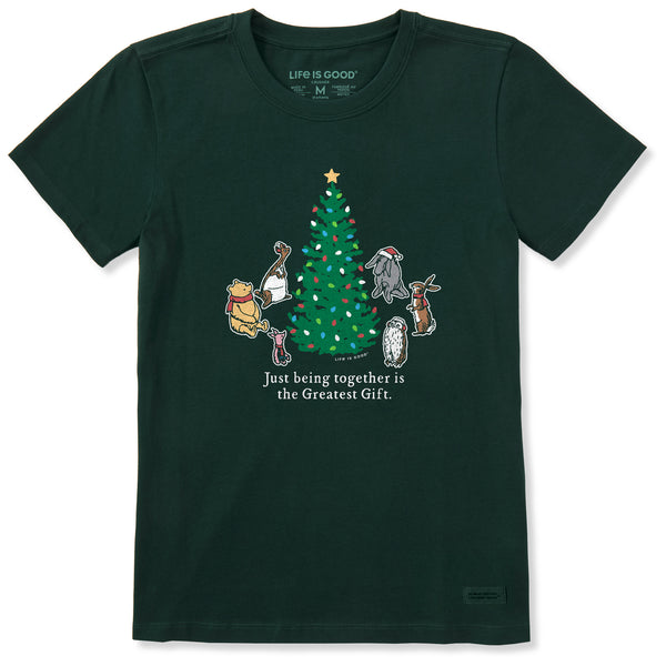 Life Is Good Women's Greatest Gift Winnie U0026 Friends Short Sleeve Crusher Tee