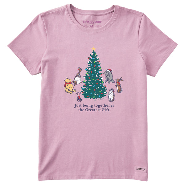 life is good Women's Greatest Gift Winnie u0026 Friends Short Sleeve Crusher Tee