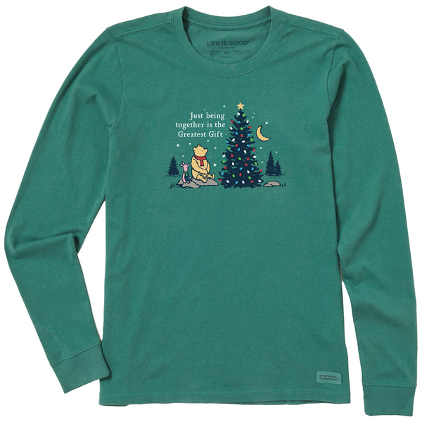life is good Women's Greatest Gift Winnie u0026 P Long Sleeve Crusher Tee