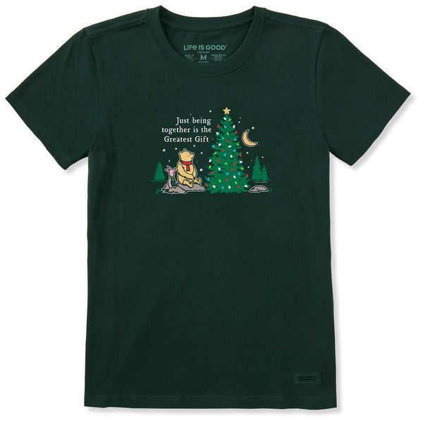 Life Is Good Women's Greatest Gift Winnie U0026 P Short Sleeve Crusher Tee