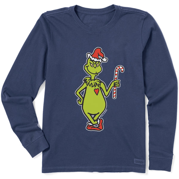 Life Is Good Women's Greetings From Who-Ville Long Sleeve Crusher Tee