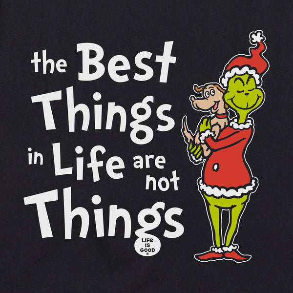 Life Is Good Women's Grinch And Max The Best Things Long Sleeve Crusher Vee