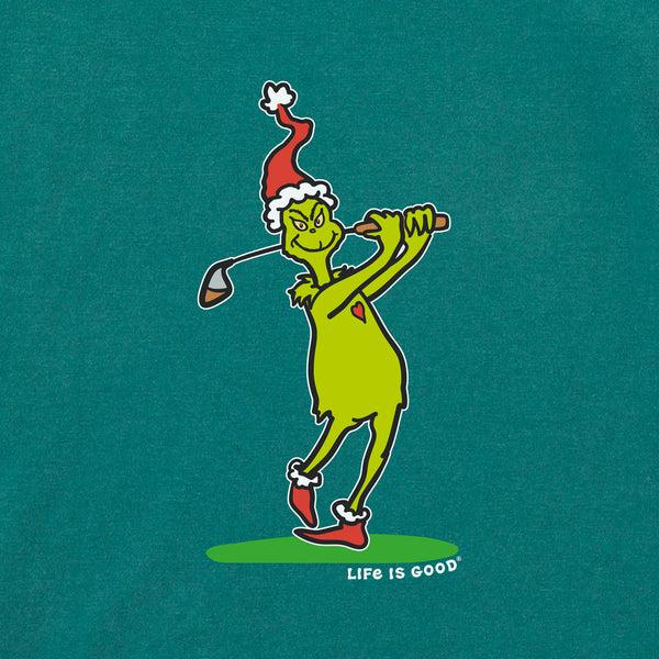 Life Is Good Women's Grinch Mulligan Hooligan Long Sleeve Crusher Tee