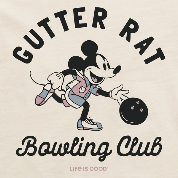 Life Is Good Women's Gutter Rat Bowling Club Short Sleeve Crusher Tee
