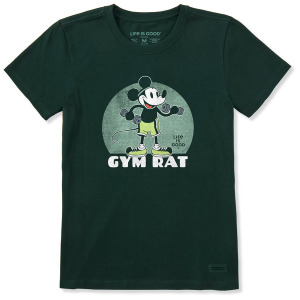 Life Is Good Women's Gym Rat Willie Short Sleeve Crusher Tee