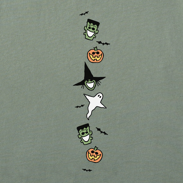 Life Is Good Women's Halloween Long Sleeve Crusher Boxy Tee