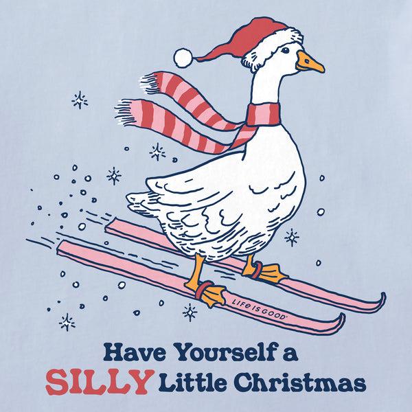 Life Is Good Women's Have Yourself A Silly Little Christmas Short Sleeve Crusher Tee