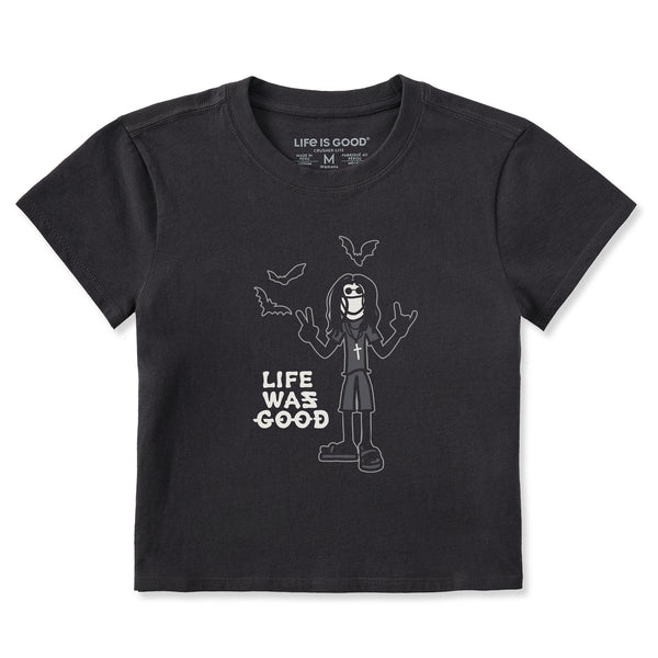 Life Is Good Women's Heavy Metal Life Was Good Crusher-LITE Shrunken Tee