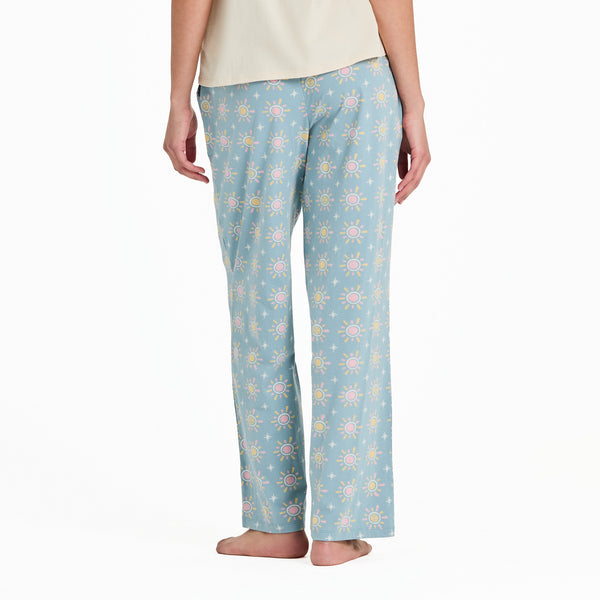 Life Is Good Women's Hello Sunshine Pattern Snuggle Up Sleep Pant