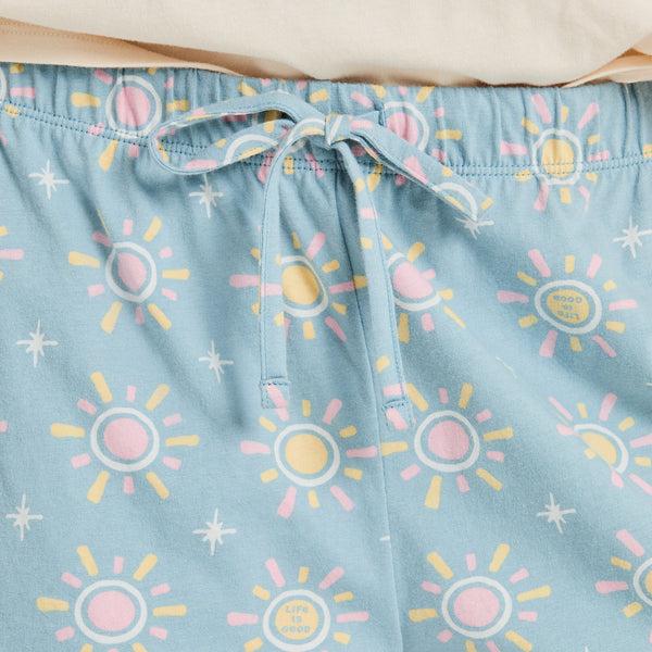 Life Is Good Women's Hello Sunshine Pattern Snuggle Up Sleep Short
