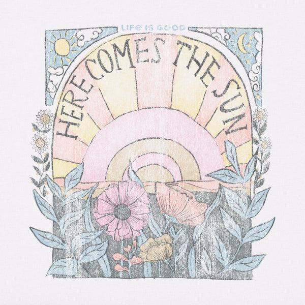Life Is Good Women's Here Comes The Sun Hippie Short Sleeve Tee
