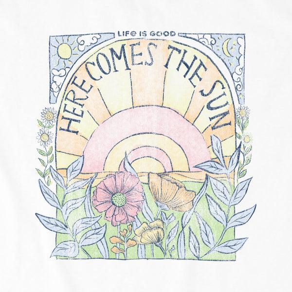 Life Is Good Women's Here Comes The Sun Hippie Simply True Crew