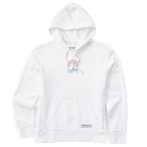 life is good Women's Here Comes The Sunshine Arch Simply True Fleece Hoodie