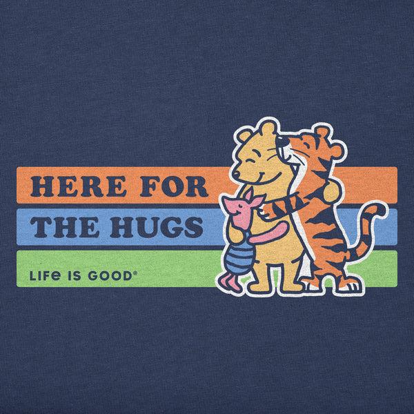 Life Is Good Women's Here For The Hugs Winnie U0026 Friends Short Sleeve Tee