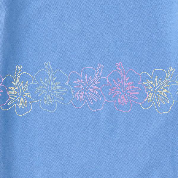 Life Is Good Women's Hibiscus Line Drawing Crusher Boxy Hoodie