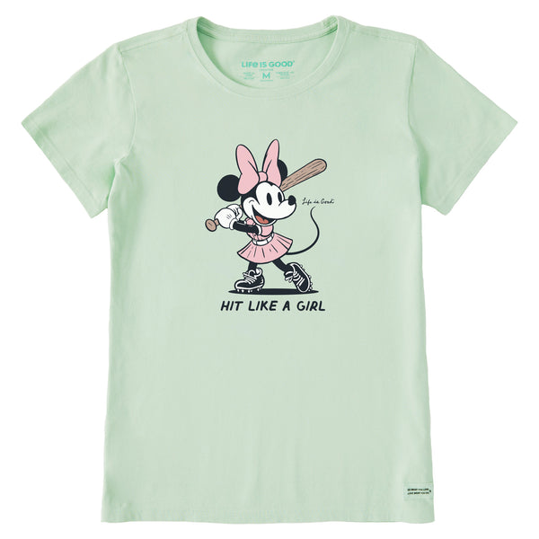 life is good Women's Hit Like a Girl Short Sleeve Crusher Tee