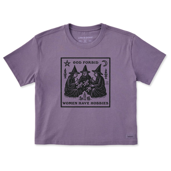life is good Women's Hobbies Short Sleeve Crusher Boxy Tee