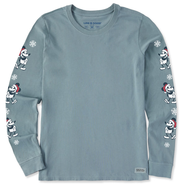 Life Is Good Women's Holiday Willie Long Sleeve Crusher Tee