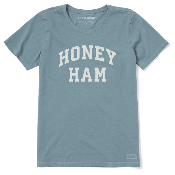 life is good Women's Honey Ham Arch Short Sleeve Crusher Tee