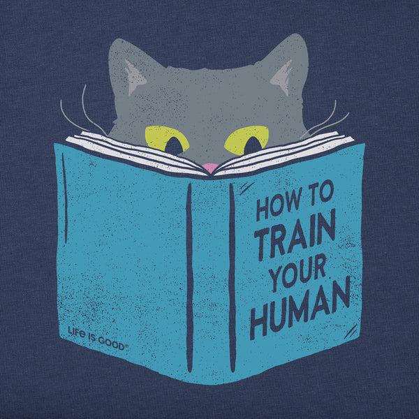 Life Is Good Women's How To Train Your Human Short Sleeve Crusher Vee