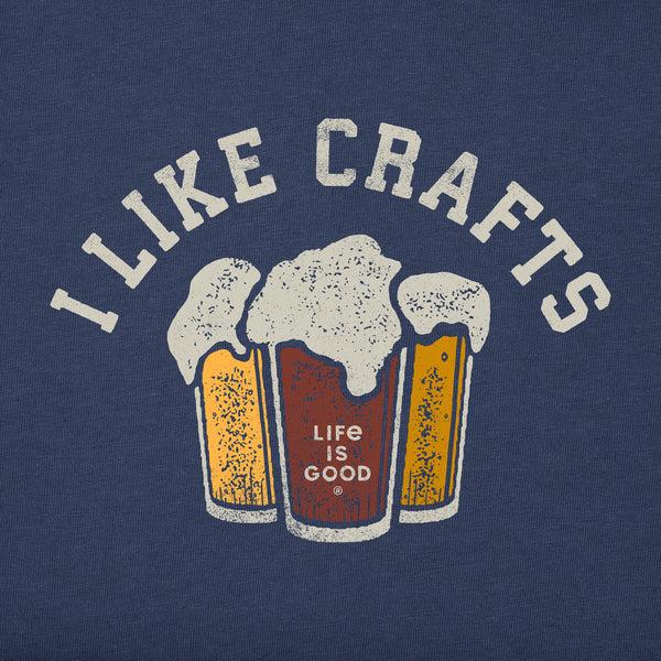 Life Is Good Women's I Like Crafts Short Sleeve Tee
