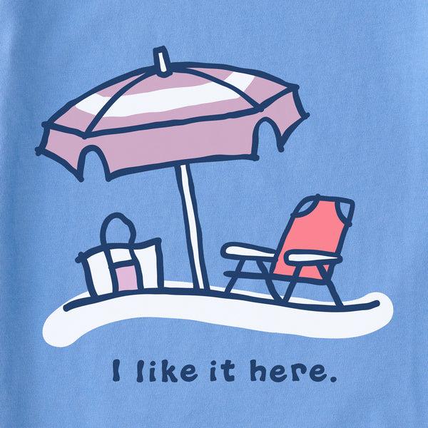 Life Is Good Women's I Like It Here Lightweight Sleep Tee