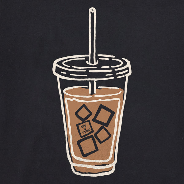 Life Is Good Women's Iced Coffee Crusher-LITE Shrunken Tee