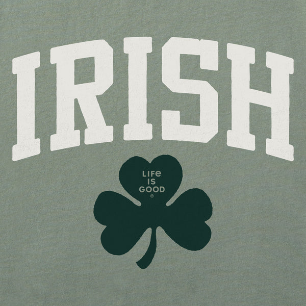 Life Is Good Women's Irish Clover Short Sleeve Crusher Boxy Tee