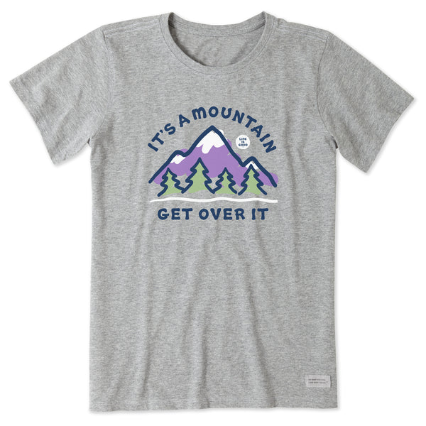 life is good Women's It's a Mountain Get Over It Short Sleeve Tee