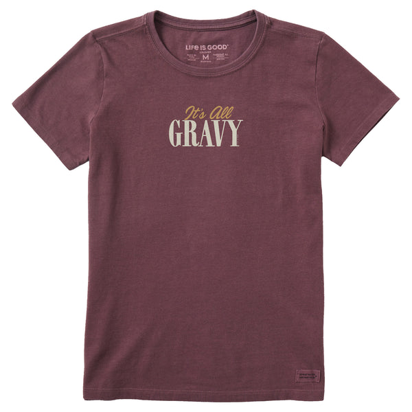 life is good Women's It's All Gravy Short Sleeve Crusher Tee