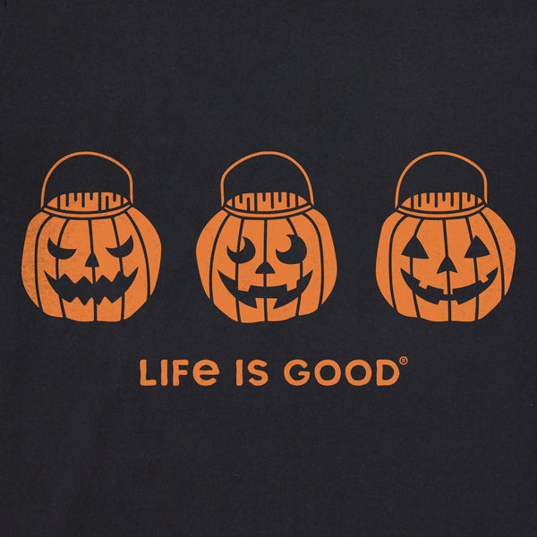 Life Is Good Women's Jack O Lantern Trio Crusher-LITE Shrunken Tee