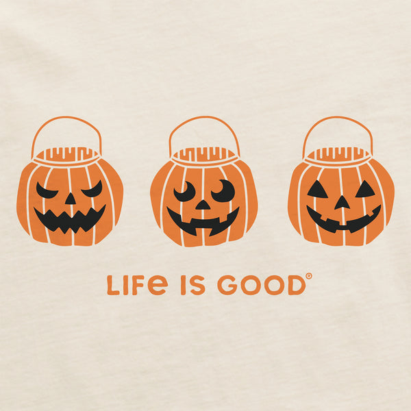 Life Is Good Women's Jack O Lantern Trio Crusher-LITE Shrunken Tee
