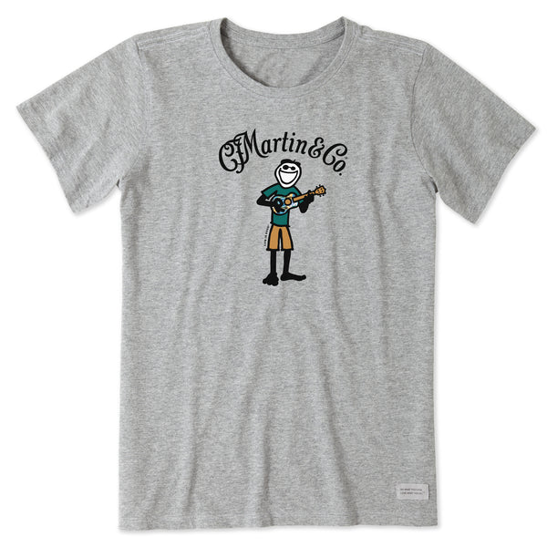 life is good Women's Jake Martin Guitar Short Sleeve Crusher Tee