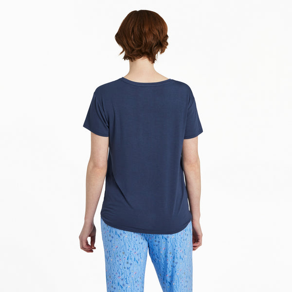 Life Is Good Women's Jar Bouquet Lightweight Sleep Tee