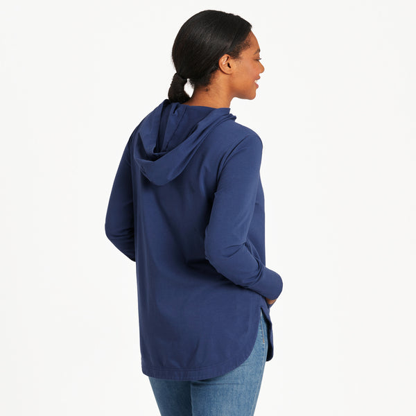 Life Is Good Women's Joy Explosion Crusher-FLEX Hoodie Tunic