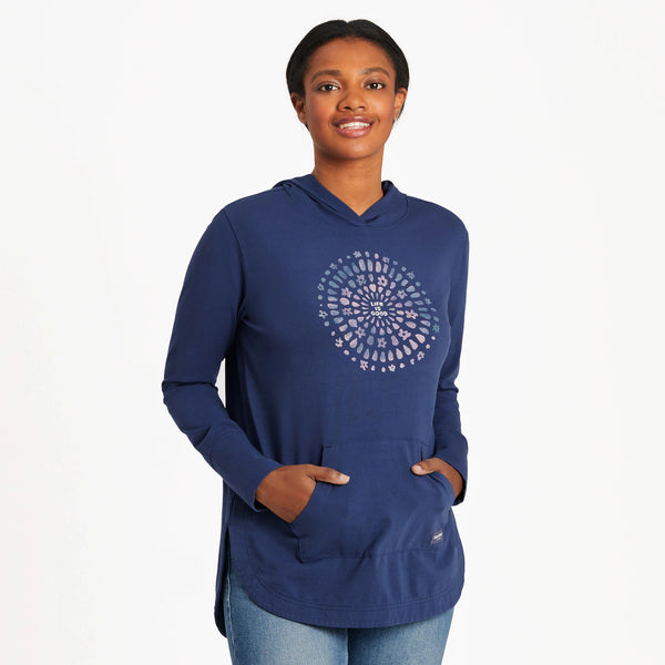 life is good Women's Joy Explosion Crusher-FLEX Hoodie Tunic