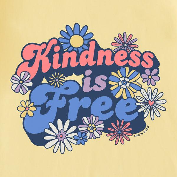Life Is Good Women's Kindness Is Free Daisies Simply True Fleece Hoodie